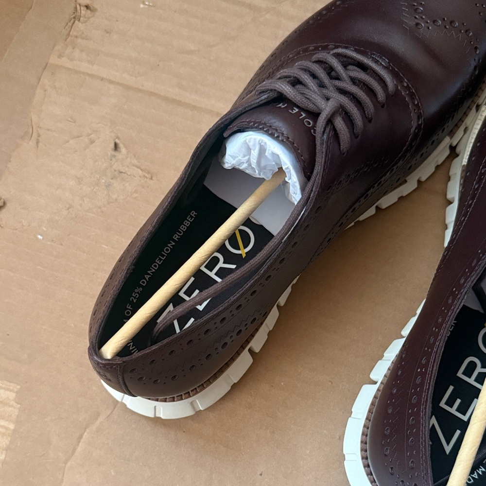 Cole Haan ZeroGrand Remastered Wingtip Oxford 11M Madeira NWT - Picture 4 of 5